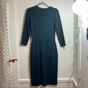 Ann Taylor Dark Green Sweater Dress. Size Small.